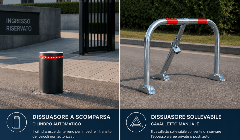 Dissuasore di sosta